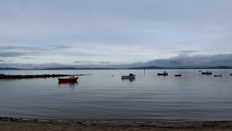 bahía de morecambe en una noche sofocante y de mal humor
