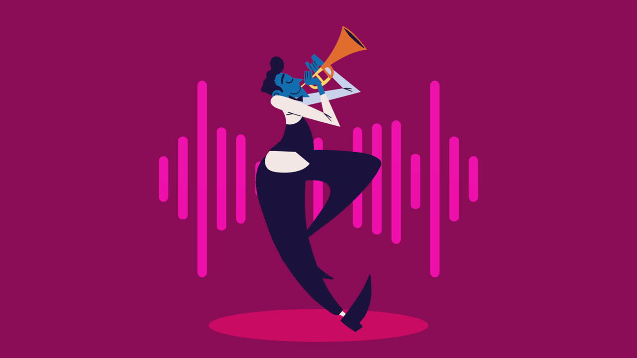 musicista che suona la tromba artista personaggio