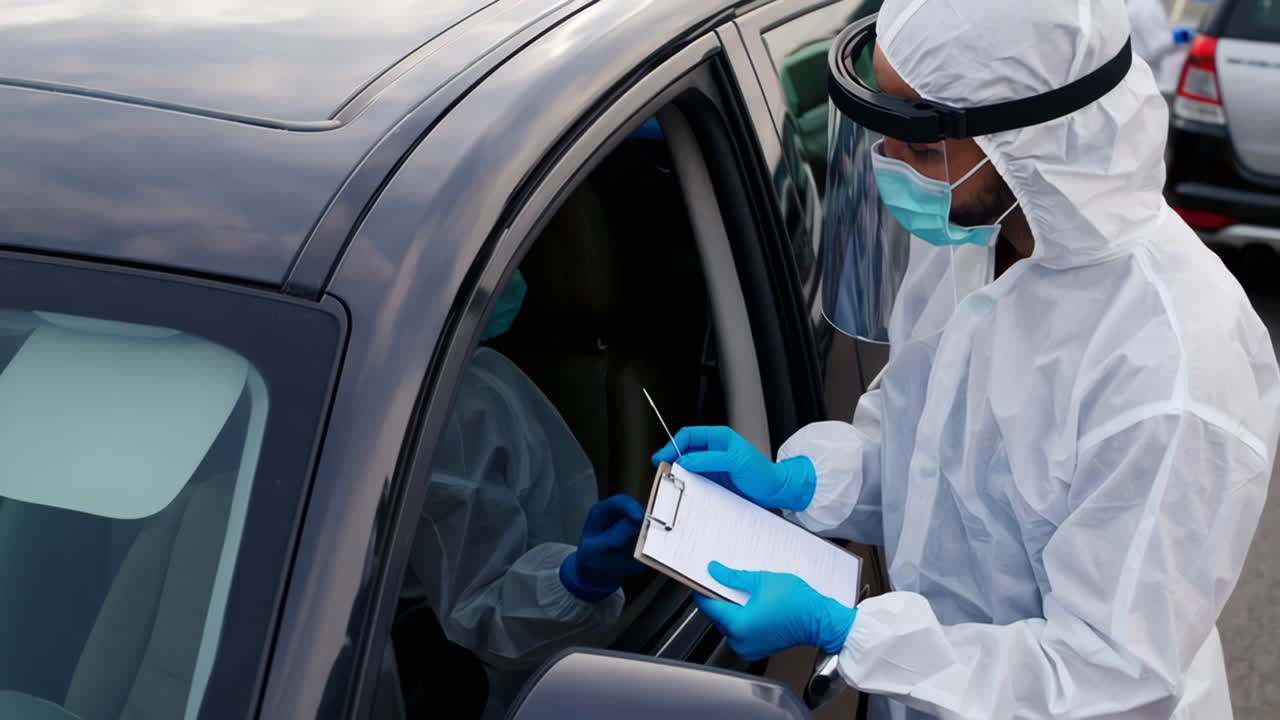 Drive-Through COVID-19 Testing Site