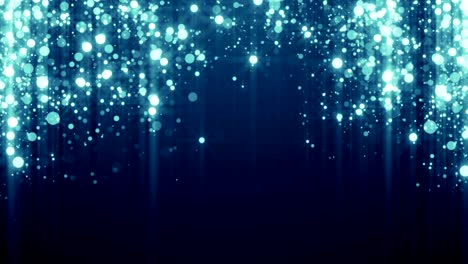 particles blue dust abstract light bokeh motion titles cinematic background loop