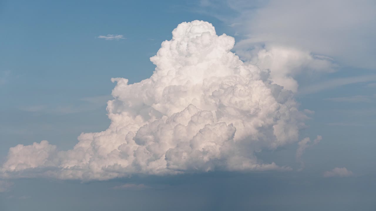 Massive Cumulus Cloud in a Blue Sky