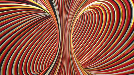 el fondo de líneas giratorias abstractas. diseño de movimiento 4k