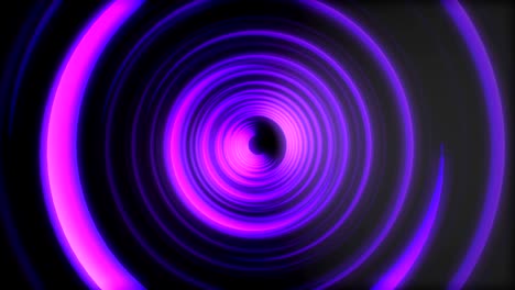 abstract tunnel of purple lights