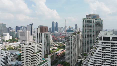 modern residential skyline rises over vibrant bangkok in a panorama of urban growth