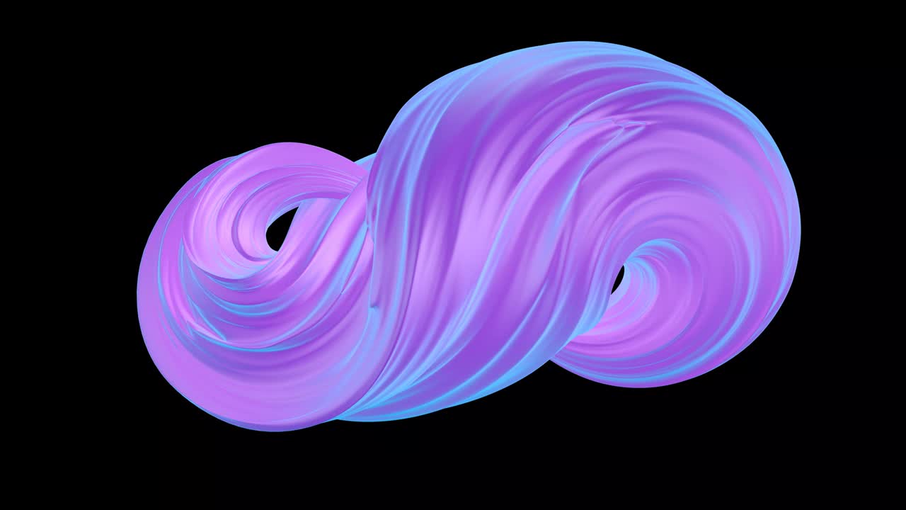 animación infinita abstractamente caprichosa. animación con pinturas al óleo.