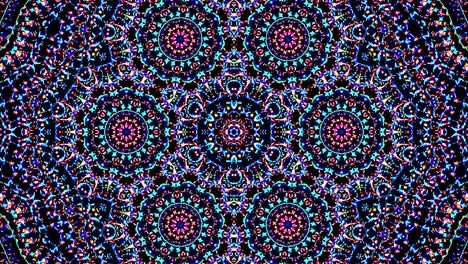 beautiful abstract kaleidoscope that shines, a radiant light that regulates the subtle movements