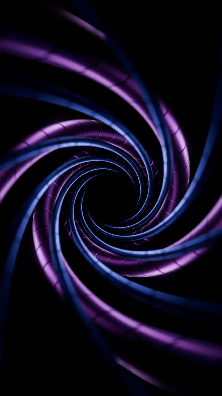 Abstract Tunnel a spirale