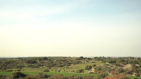paisaje al atardecer en israel palestina