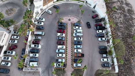 aerial shot zenithal drone social event near the beach