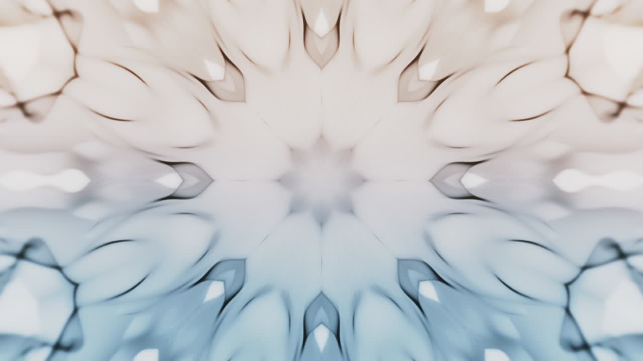el concepto de kaleidoscopio animación abstracta