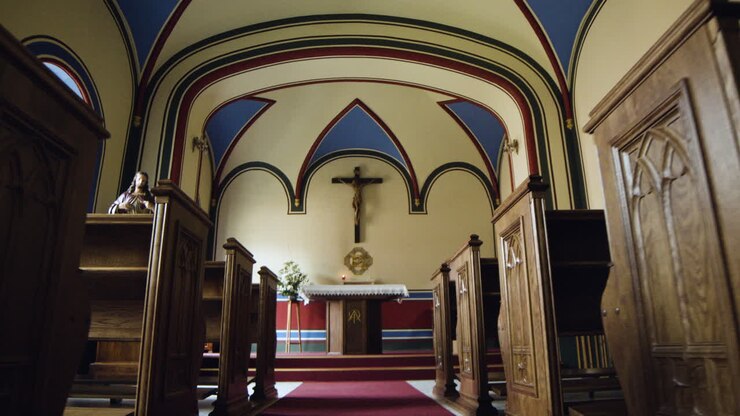 Corridor of a church