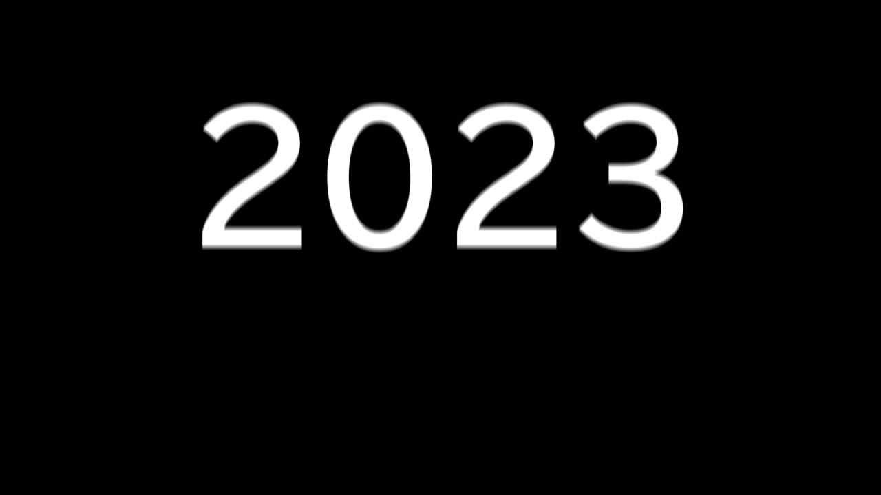 2023 animazione di testo motion graphics