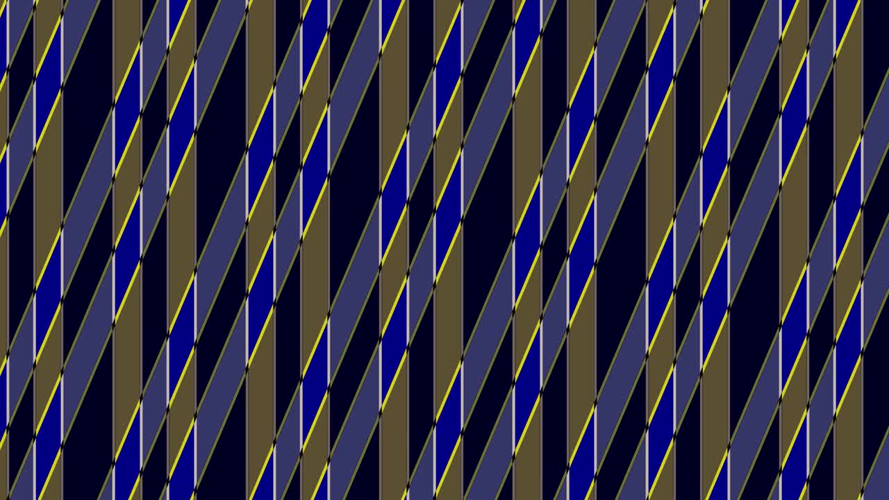 Animation consisting of intersected colored stripes.