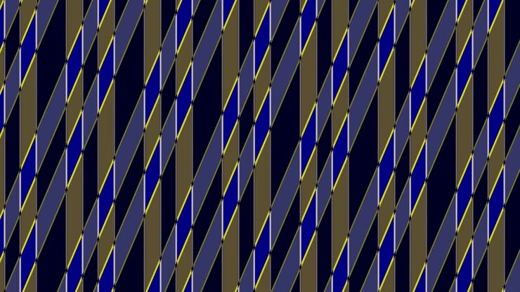 Animation consisting of intersected colored stripes.