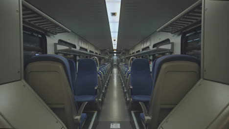 empty train car interior