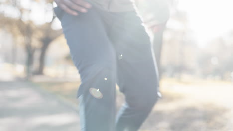 running, legs and knee pain with fitness injury