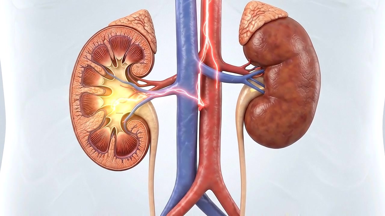3D Medical Animation of Human Kidney Function and Urine Production