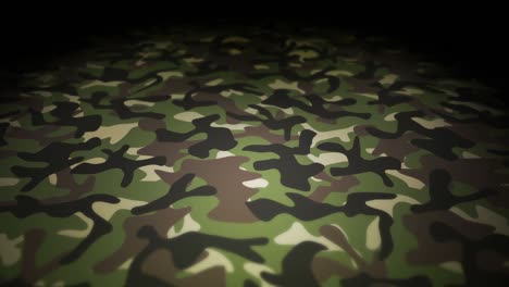 grünes tarnmuster hintergrund. militäruniformkonzept. abstrakte linien- und wellentextur. schleifenanimation.