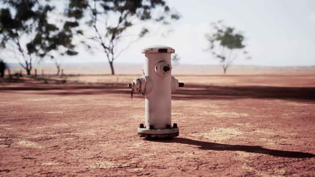 사막 의  ⁇ 은 산화 된 화재 하이드란트