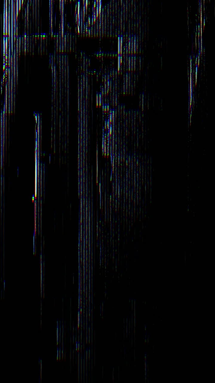 Abstrakt Digital Glitch Statiske Lodrette Linjer