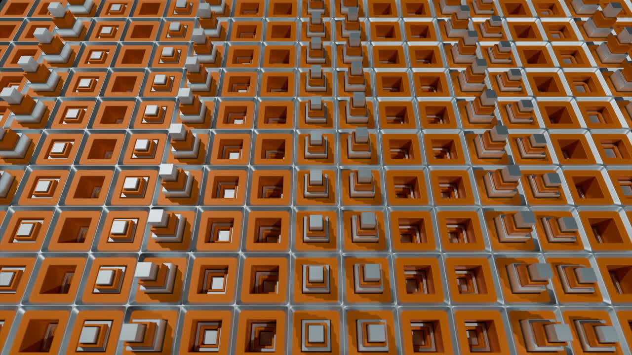 абстрактный геометрический рисунок сложенных кубов