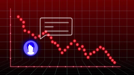 animation of red diagram over media icons