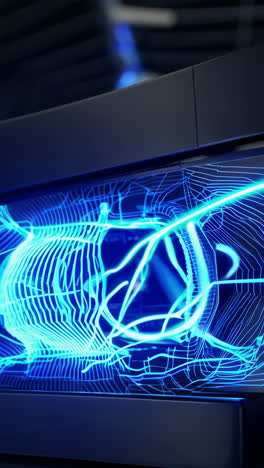 futuristic tech interface and design