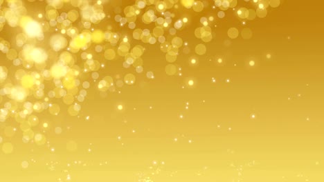 gold digital bokeh background.