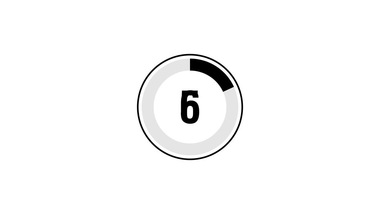Ten Second Countdown Timer with Circular Progress Bar