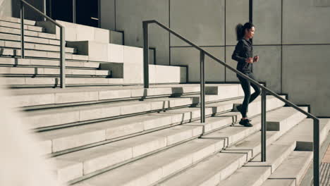 Woman-on-city-steps-for-exercise