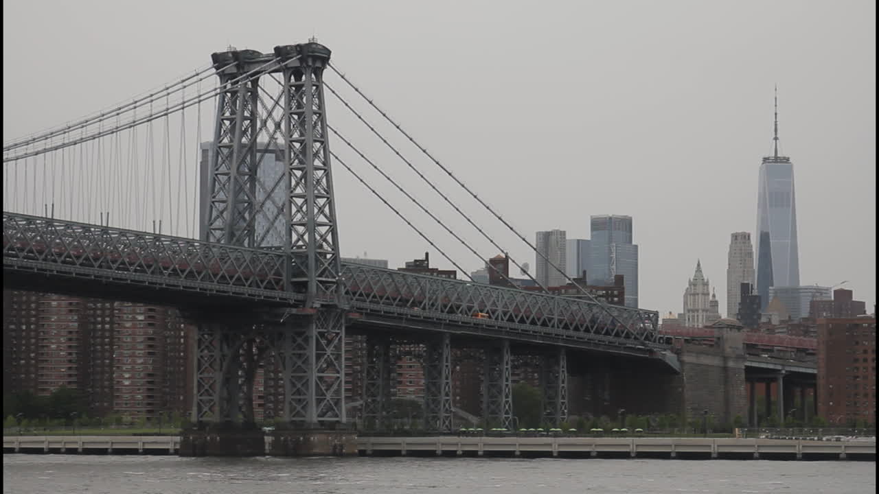New York City Skyline with Bridge