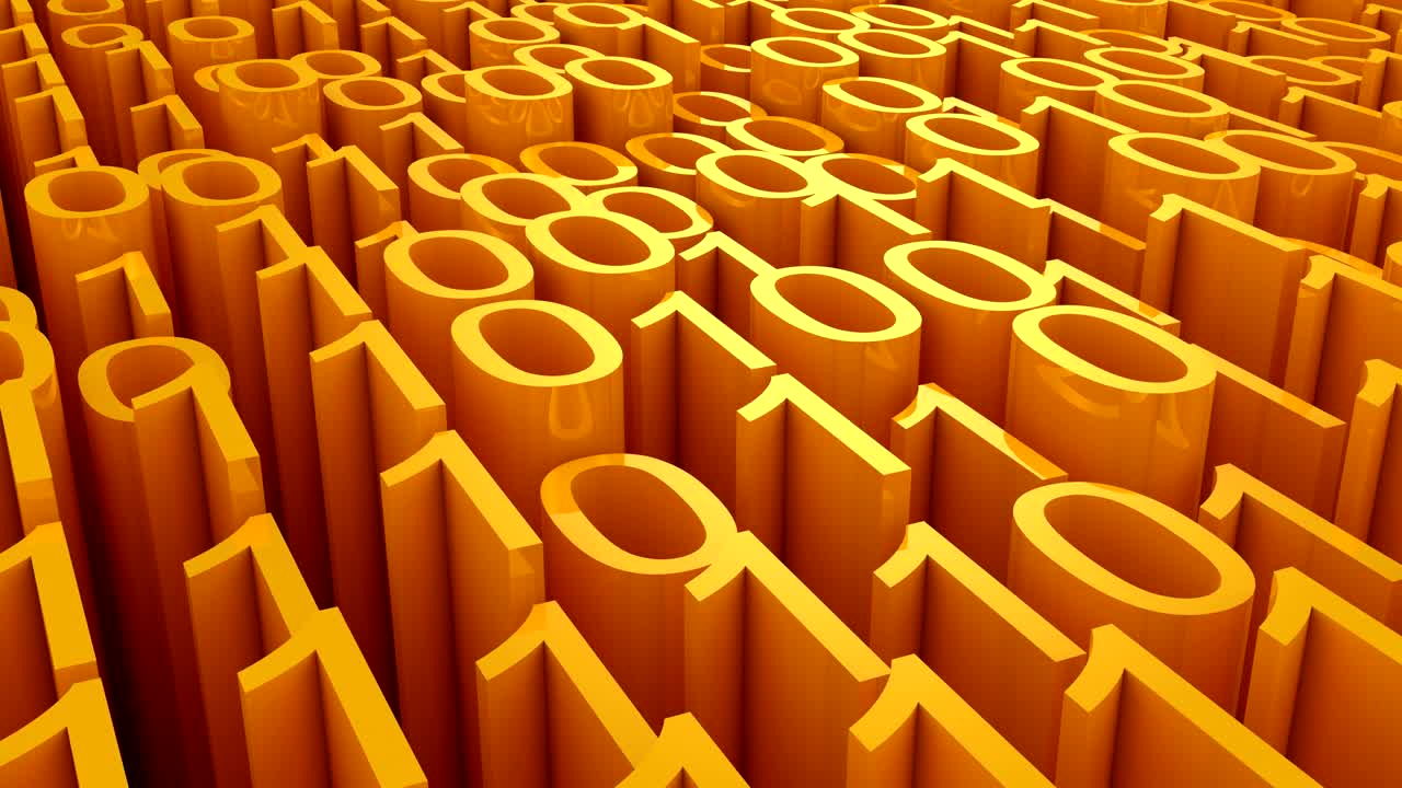 el fondo del código binario