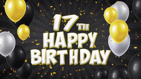 17th happy birthday celebration