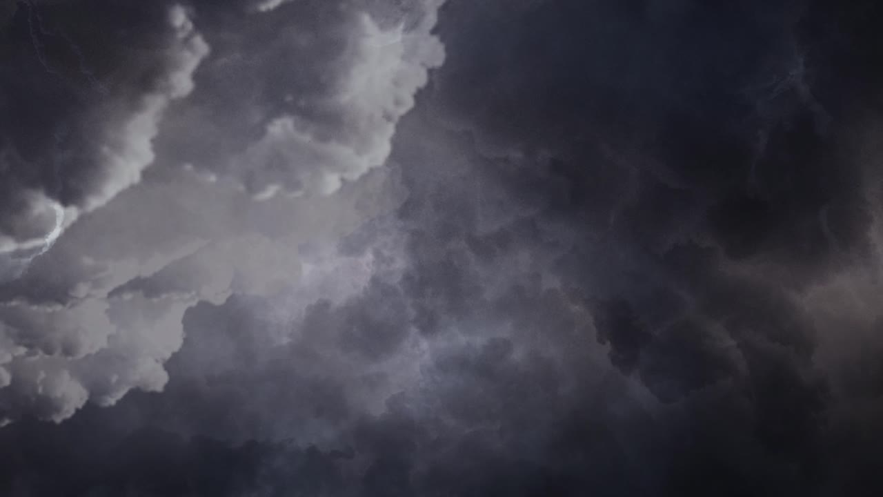 4k la gran tormenta poderosa nubes oscuras