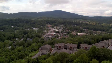 Aerial-over-new-development-in-blowing-rock-nc,-north-carolina