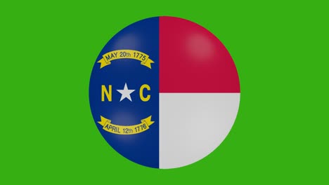 north carolina usa state flag icon