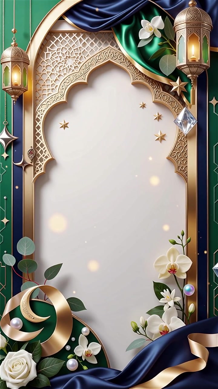 Compleanno del Profeta Maometto Mawlid al-Nabi Sfondo Islamico