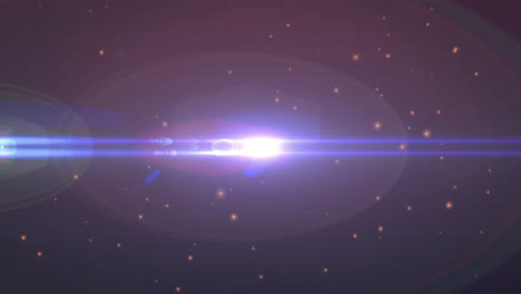 animation of glowing spots of light moving on dark background