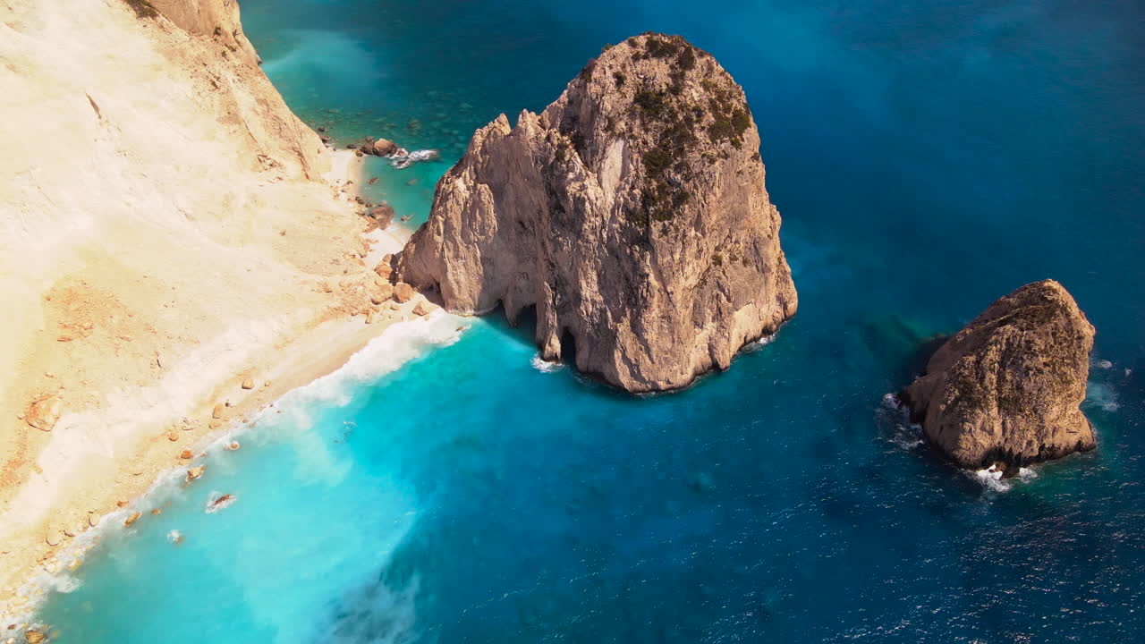 Agios Nikolaos beach in Zakynthos island, Greece