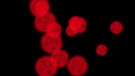 animación de partículas de forma de anillo gráficos de movimiento