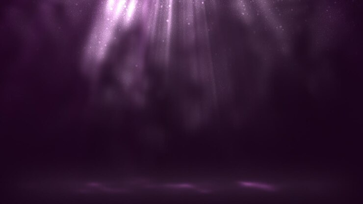 Purple Glowing Background with Light Beams