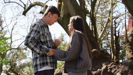 couple in park