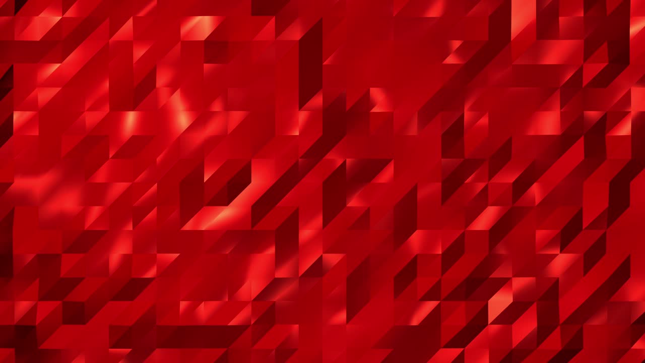 추상적인 빨간색 3d 기하학 패턴 모자이크 금속 배경 비즈니스 프레젠테이션