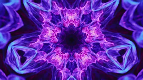 Hypnotische-Kosmische-Stern-Supernova,-Nahtlose-Schleife,-Kaleidoskop-Mandala,-Abstrakte-Energiekern-Tunnel-Trance-Musik,-Hintergrund-Ekstase,-VJ-Musik,-Visuelle-Pulsschläge