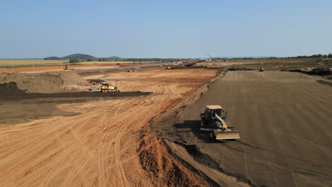 highway construction site