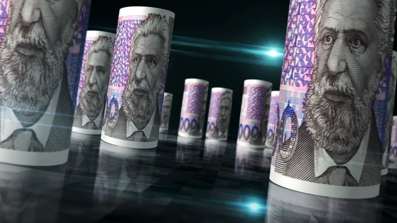 크로아티아 쿠나 (kuna) 드 롤