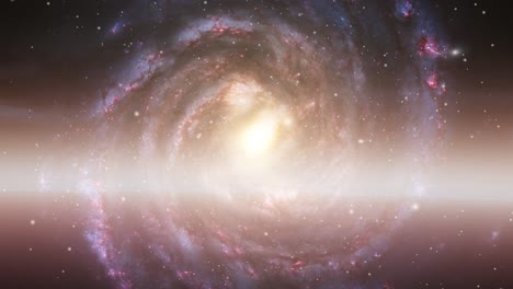 Una-Galaxia-Acercándose,-El-Gran-Universo