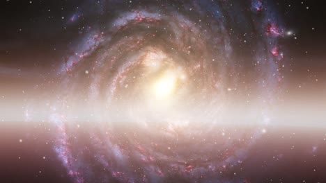 a galaxy moving closer, the great universe