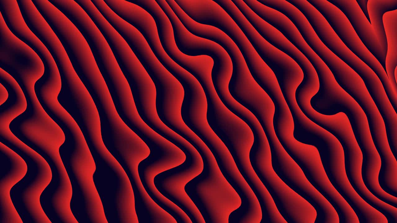 Abstract red color wavy liquid gradient background