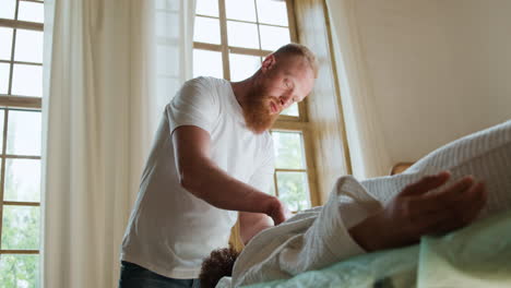 woman getting a massage